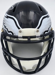 Michael Vick Autographed Philadelphia Eagles 2022 Alternate Black Speed Mini Helmet Beckett BAS Witness Stock #243632