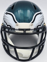 Michael Vick Autographed Philadelphia Eagles Green Speed Mini Helmet Beckett BAS Witness Stock #243633