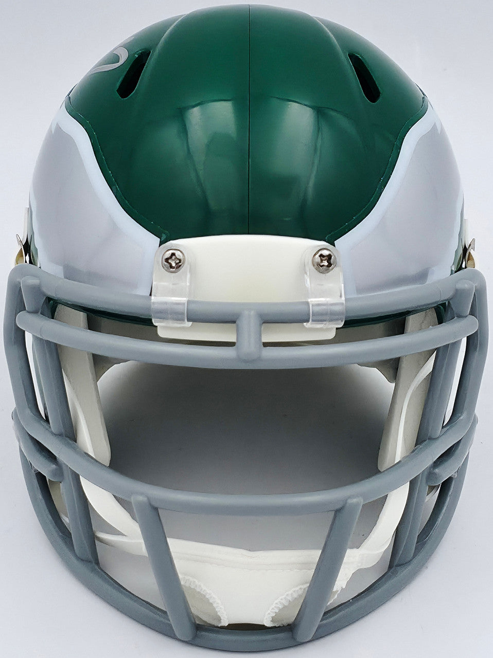 Michael Vick Autographed Philadelphia Eagles 1974-95 Throwback Kelly Green Speed Mini Helmet Beckett BAS Witness Stock #243634