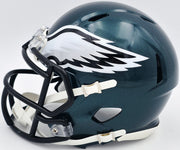DeSean Jackson Autographed Philadelphia Eagles Green Speed Mini Helmet Beckett BAS Witness Stock #243638