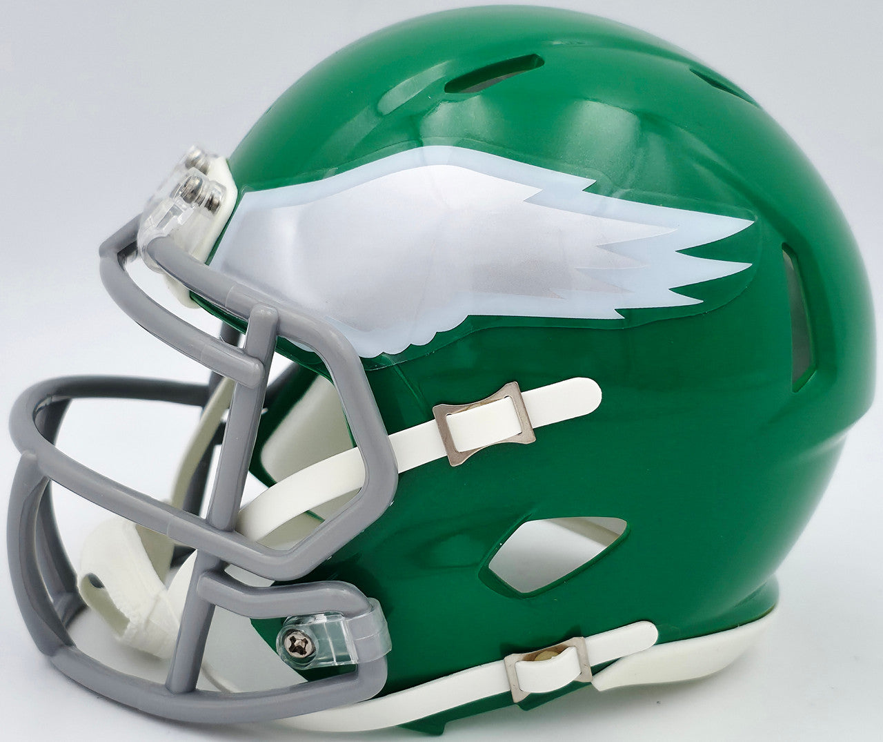 DeSean Jackson Autographed Philadelphia Eagles 2023 Alternate Kelly Green Speed Mini Helmet Beckett BAS Witness Stock #243639