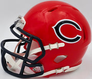 Devin Hester Autographed Chicago Bears 2022 Alternate Orange Speed Mini Helmet Beckett BAS Witness Stock #244040