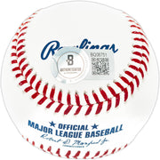 Sammy Sosa Autographed Official MLB Baseball Chicago Cubs "609 HRS" Beckett BAS QR Stock #244050