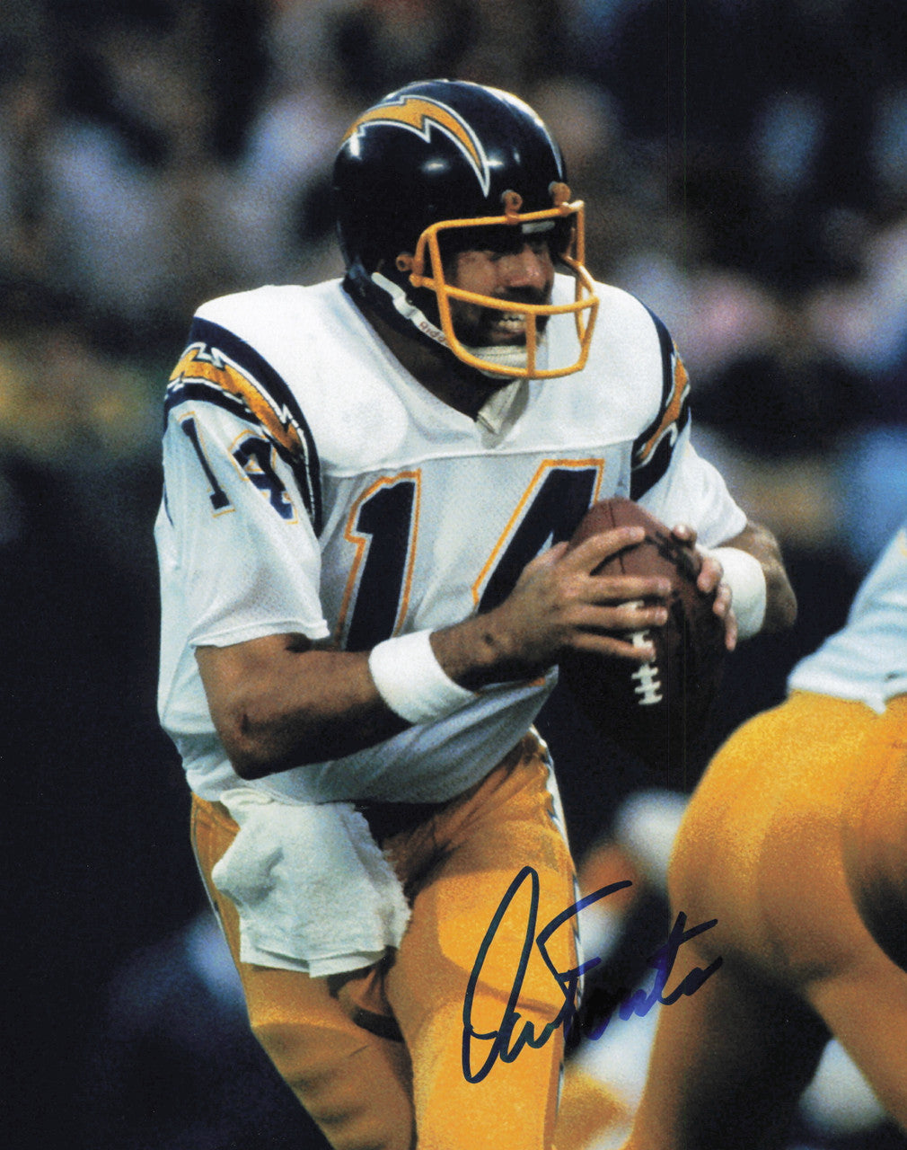 Dan Fouts Autographed 8x10 Photo San Diego Chargers SKU #245794