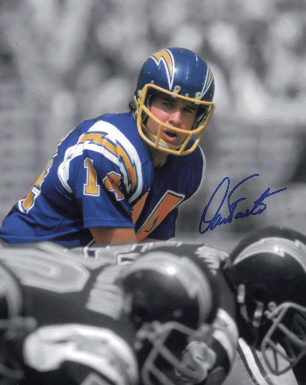 Dan Fouts Autographed 8x10 Photo San Diego Chargers SKU #245798