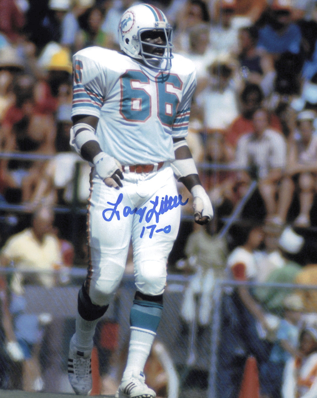 Larry Little Autographed 8x10 Photo Miami Dolphins SKU #245804