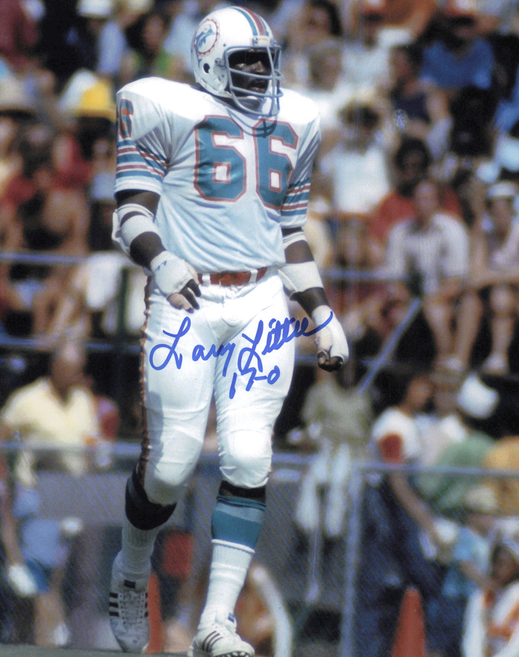Larry Little Autographed 8x10 Photo Miami Dolphins SKU #245806