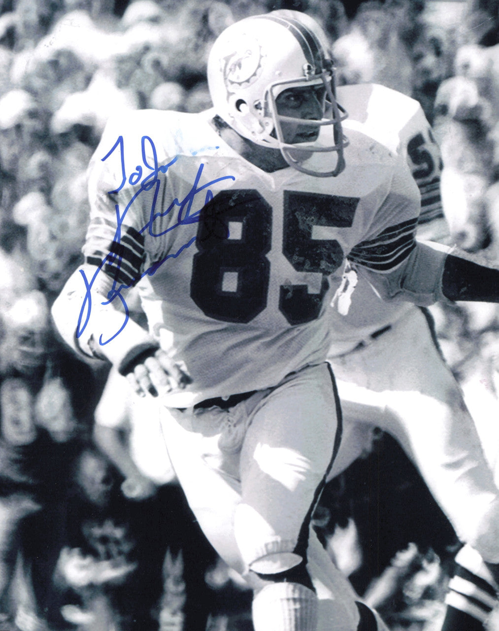 Nick Buoniconti Autographed 8x10 Photo Miami Dolphins "John" SKU #245815