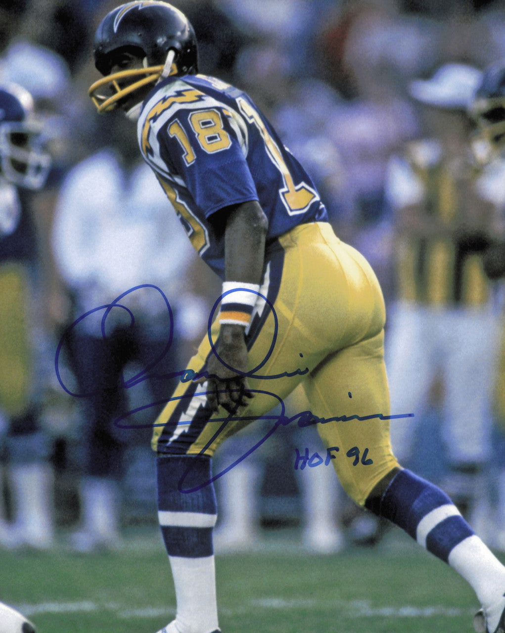 Charlie Joiner Autographed 8x10 Photo San Diego Chargers SKU #245849