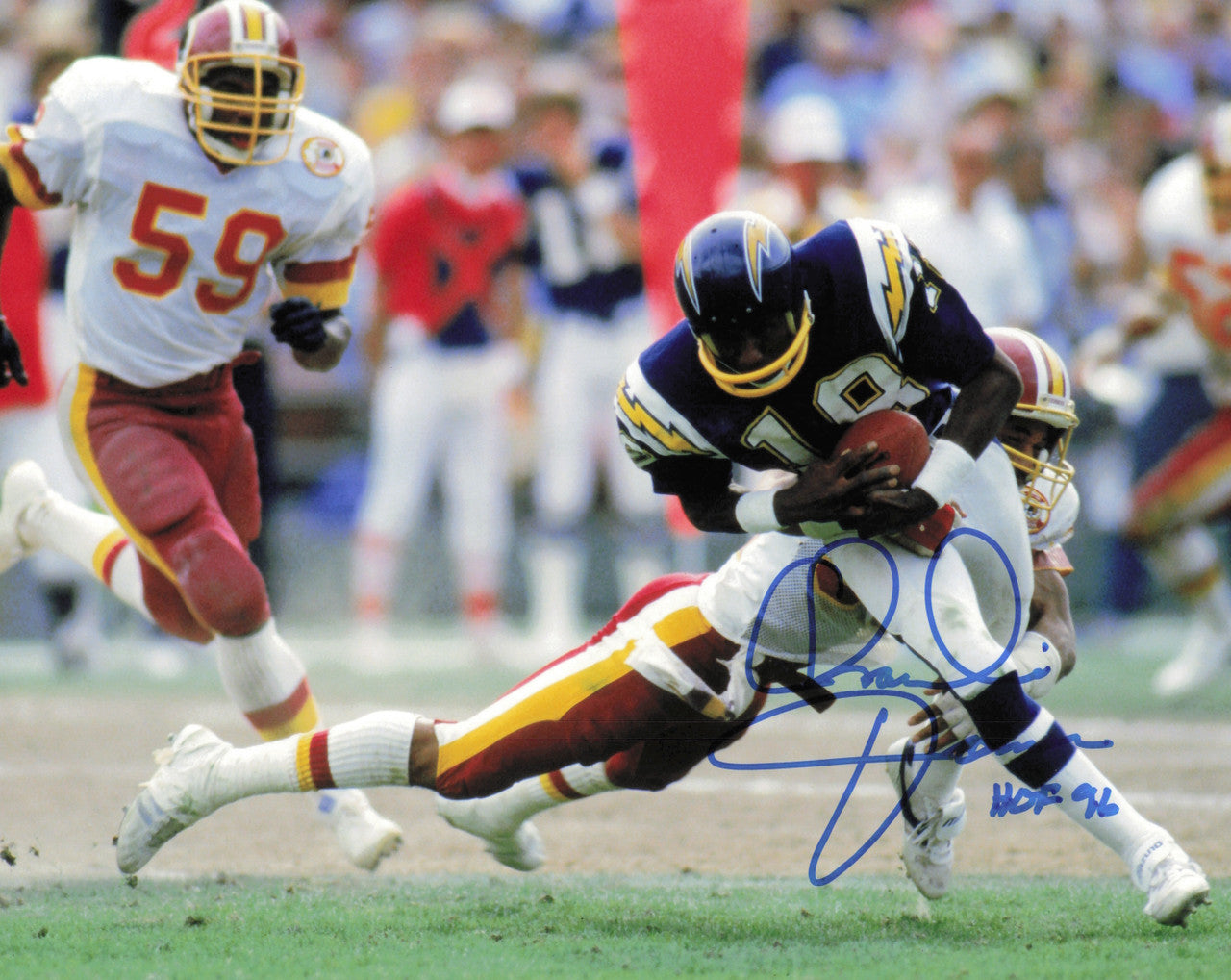 Charlie Joiner Autographed 8x10 Photo San Diego Chargers SKU #245850