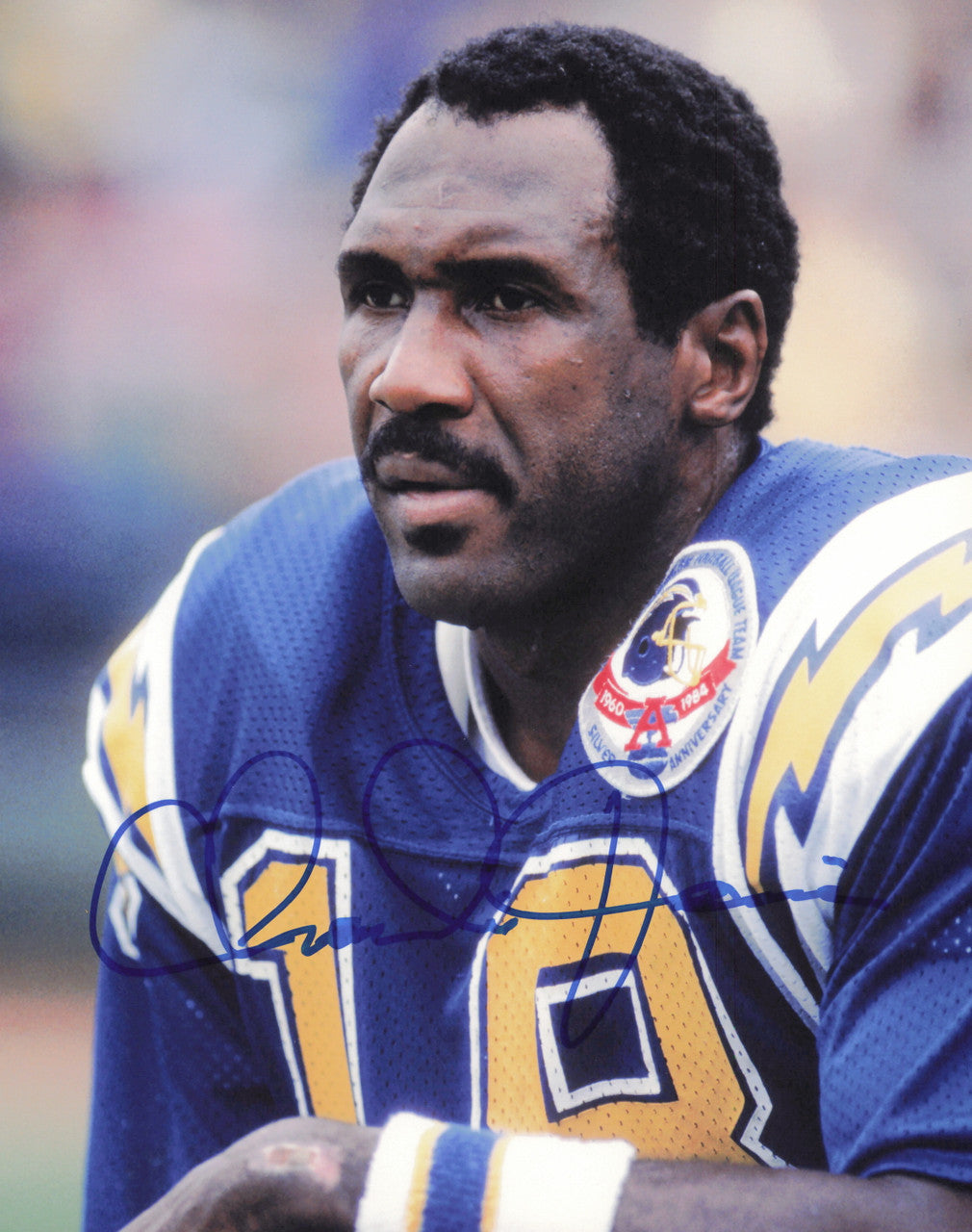 Charlie Joiner Autographed 8x10 Photo San Diego Chargers SKU #245858