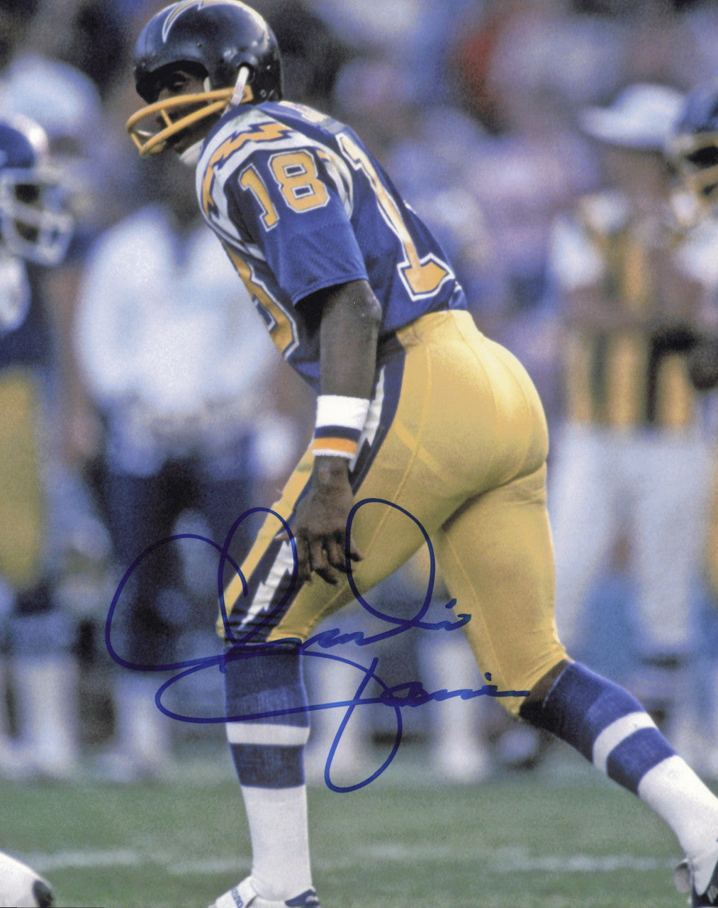 Charlie Joiner Autographed 8x10 Photo San Diego Chargers SKU #245859