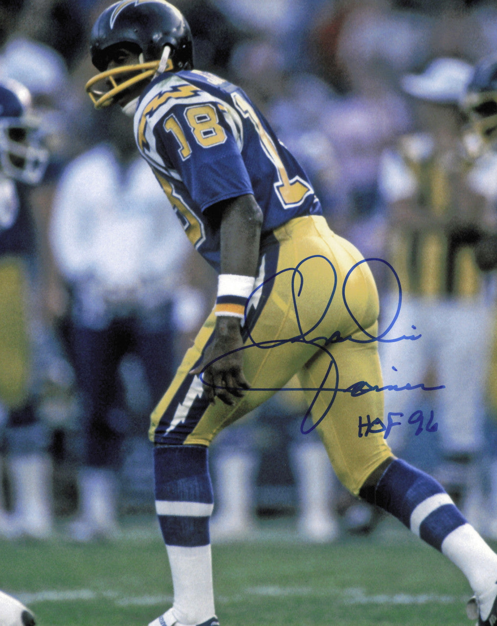 Charlie Joiner Autographed 8x10 Photo San Diego Chargers SKU #245862