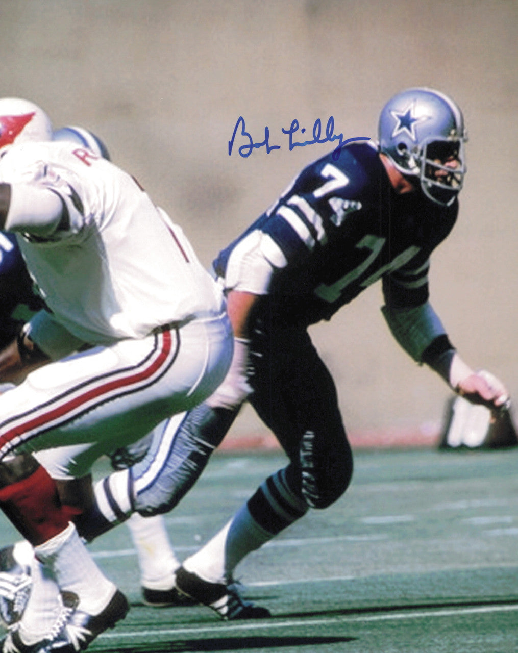 Bob Lilly Autographed 8x10 Photo Dallas Cowboys SKU #245877
