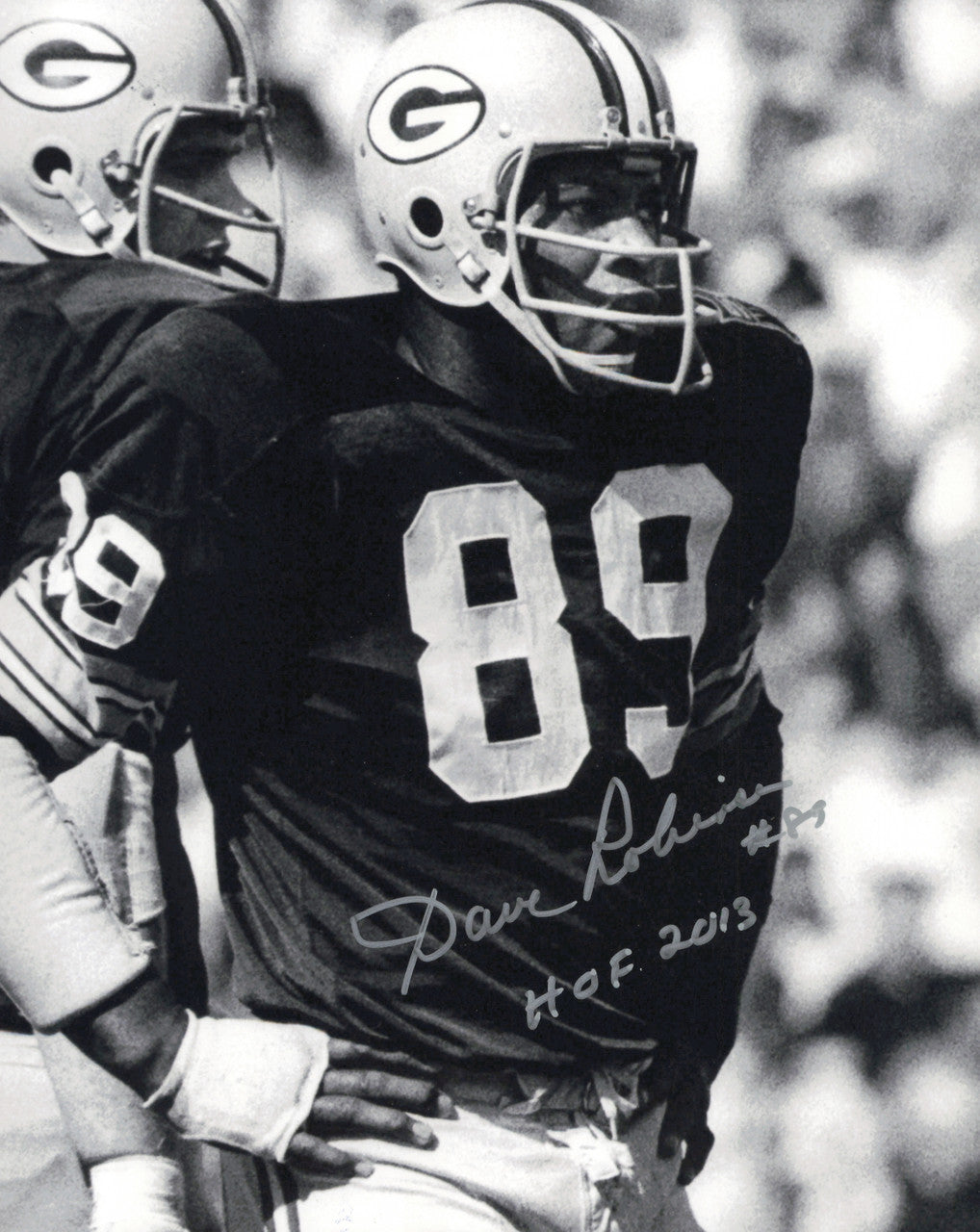 Dave Robinson Autographed 8x10 Photo Green Bay Packers SKU #245911