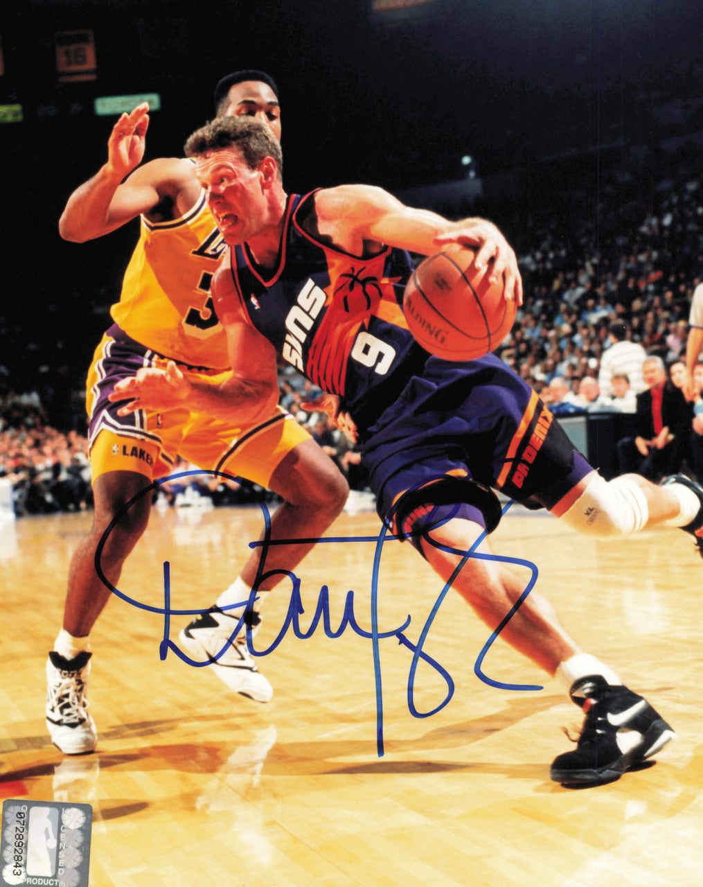 Dan Majerle Autographed 8x10 Photo Phoenix Suns SKU #246003