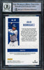 Julio Rodriguez Autographed 2022 Panini Chronicles Rookie Card #28 Seattle Mariners Auto Grade Gem Mint 10 Beckett BAS #16543919