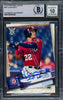 Juan Soto Autographed 2019 Topps Big League Card #397 New York Mets Auto Grade Gem Mint 10 Beckett BAS #16544365