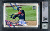 Juan Soto Autographed 2021 Topps Gold Stars Card #225 New York Mets Auto Grade Gem Mint 10 Beckett BAS #16544487