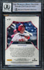 Juan Soto Autographed 2022 Prizm Championship Stage Card #CS-7 New York Mets Auto Grade Gem Mint 10 Beckett BAS #16544610