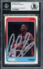Dennis Rodman Autographed 1988 Fleer Rookie Card #43 Detroit Pistons Beckett BAS #14059468