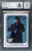 Undertaker Autographed 1991 Merlin WWF German Rookie Card #30 Auto Grade Gem Mint 10 Beckett BAS #14057839