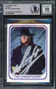 Undertaker Autographed 1991 Merlin WWF Italian Rookie Card #40 Auto Grade Gem Mint 10 Beckett BAS #15679290