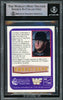 Undertaker Autographed 1991 Merlin WWF Italian Rookie Card #40 Beckett BAS #15679762