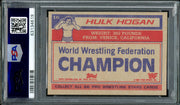 Hulk Hogan Autographed 1985 Topps WWF Rookie Card #16 Auto Grade Gem Mint 10 PSA/DNA #63134619
