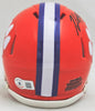 Hunter Renfrow Autographed Clemson Tigers Orange Speed Mini Helmet Beckett BAS QR Stock #216121