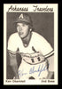 Ken Oberkfell Autographed 1976 TCMA Rookie Card Arkansas Travelers SKU #231143