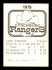 Larry Bradford Autographed 1975 TCMA Rookie Card Lynchburg Rangers SKU #231156