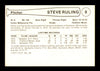 Steve Ruling Autographed 1977 Cramer Rookie Card #48 Spokane Indians SKU #231185