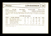 Len Barker Autographed 1977 Cramer Rookie Card #77 Tucson Toros SKU #231266