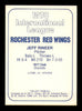 Jeff Rineer Autographed 1978 TCMA Card #38 Rochester Red Wings SKU #231320