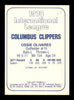 Oswaldo Ossie Olivares Autographed 1978 TCMA Rookie Card #87 Columbus Clippers SKU #231328