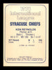 Ken Reynolds Autographed 1978 TCMA Card #47 Syracuse Chiefs SKU #231347