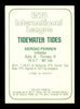 Sergio Ferrer Autographed 1978 TCMA Rookie Card #143 Tidewater Tides SKU #231408