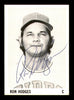 Ron Hodges Autographed 1975 Stewart Sandwiches Card Tidewater Tides SKU #231472