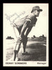 Denny Sommers Autographed 1975 TCMA Card #30 Lafayette Drillers SKU #231513