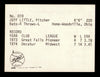 Jeff Little Autographed 1975 TCMA Rookie Card #19 Lafayette Drillers SKU #231516