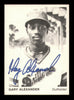 Gary Alexander Autographed 1975 TCMA Rookie Card #12 Lafayette Drillers SKU #231520