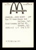 John Henry Johnson Autographed 1975 TCMA Rookie Card #14 Cedar Rapids Giants SKU #231533