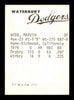 Marvin Webb Autographed 1975 TCMA Rookie Card Waterbury Dodgers SKU #231546