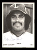 Dan Duran Autographed 1975 TCMA Rookie Card Lynchburg Rangers SKU #231552