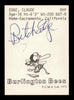 Butch Edge Autographed 1975 TCMA Rookie Card Burlington Bees (Signed Twice) SKU #231582