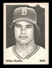 Willie Mueller Autographed 1975 TCMA Rookie Card Burlington Bees SKU #231583
