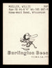 Willie Mueller Autographed 1975 TCMA Rookie Card Burlington Bees SKU #231583