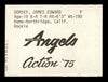 Jim Dorsey Autographed 1975 TCMA Rookie Card #7 Quad City Angels SKU #231590