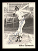 Mike Edwards Autographed 1976 TCMA Card #11 Shreveport Captains SKU #231614